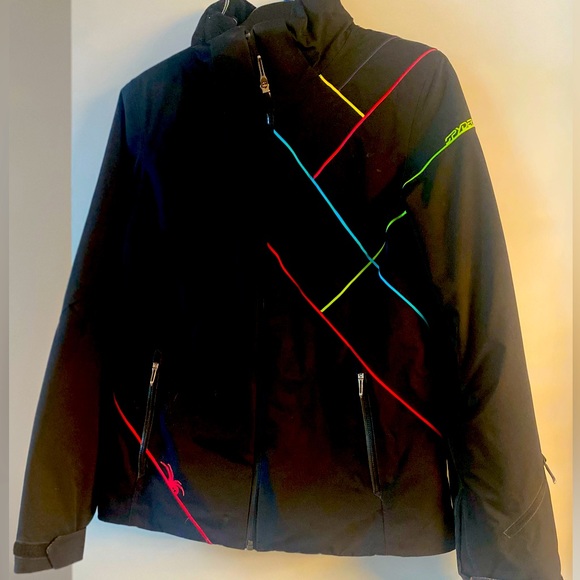 Spyder women Tresh ski snow coat jacket size 8 - Picture 2 of 11